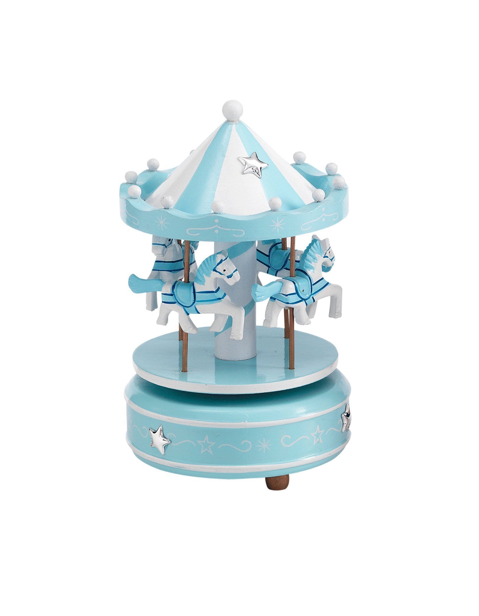 Carillon legno cavallucci stelline