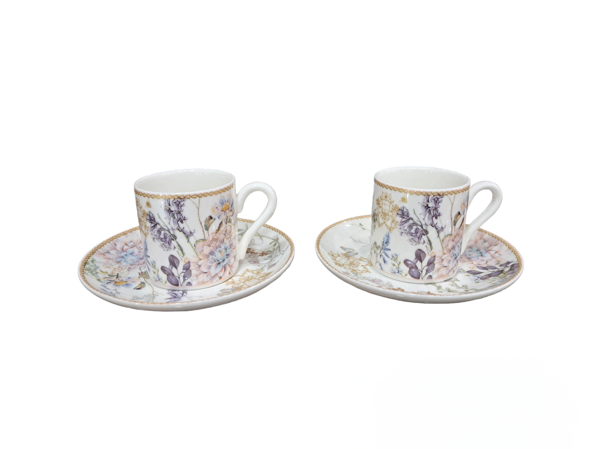 Set 2 tazzine caffe' Peonia