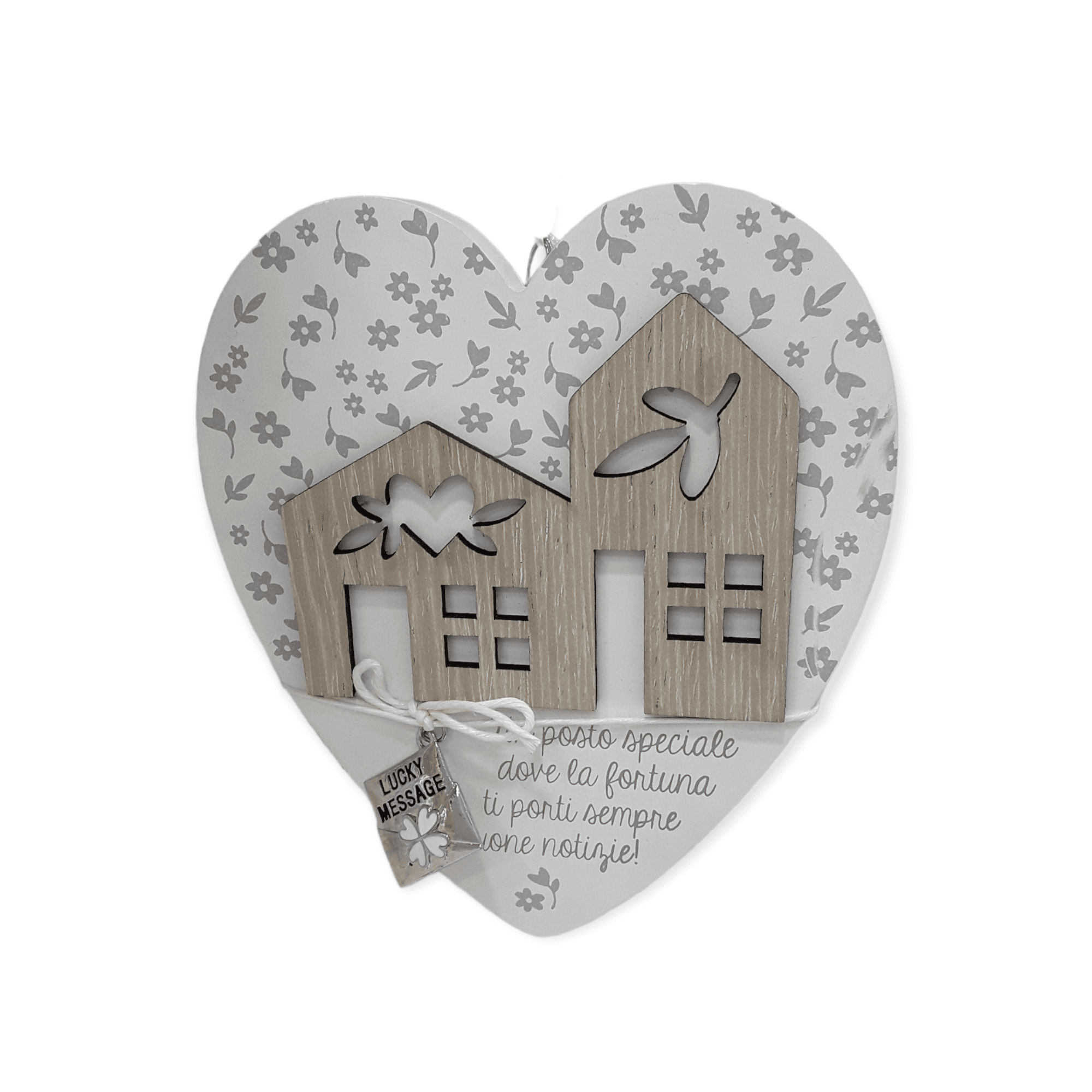 Quadretto legno cuore Wald