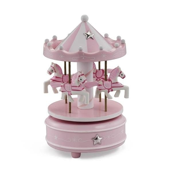 Carillon legno cavallucci stelline - immagine 2