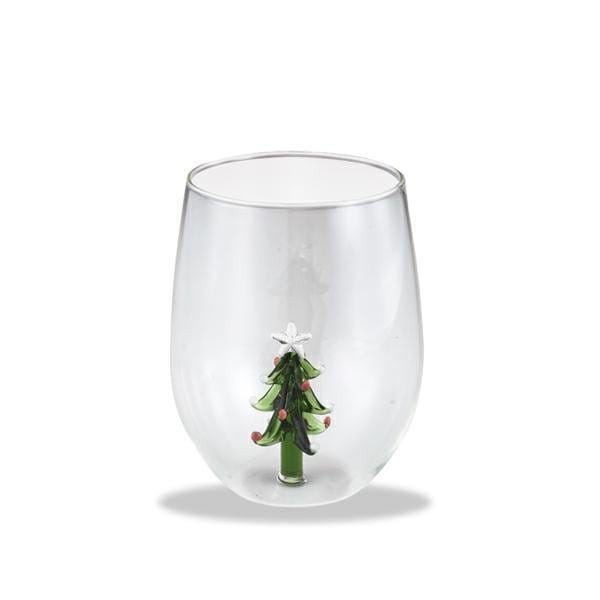 Set 2 bicchieri albero di natale