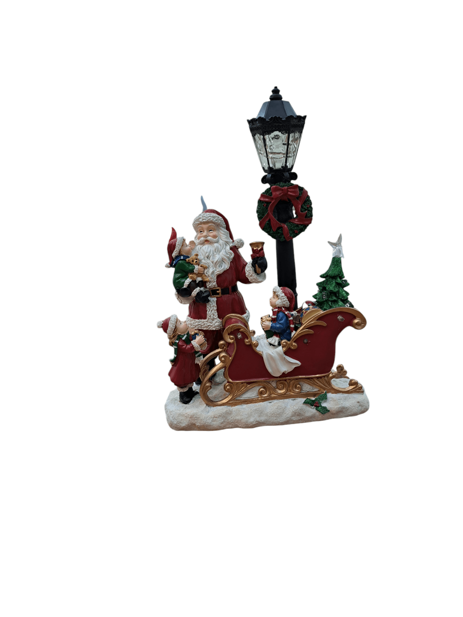 Babbo Natale su slitta