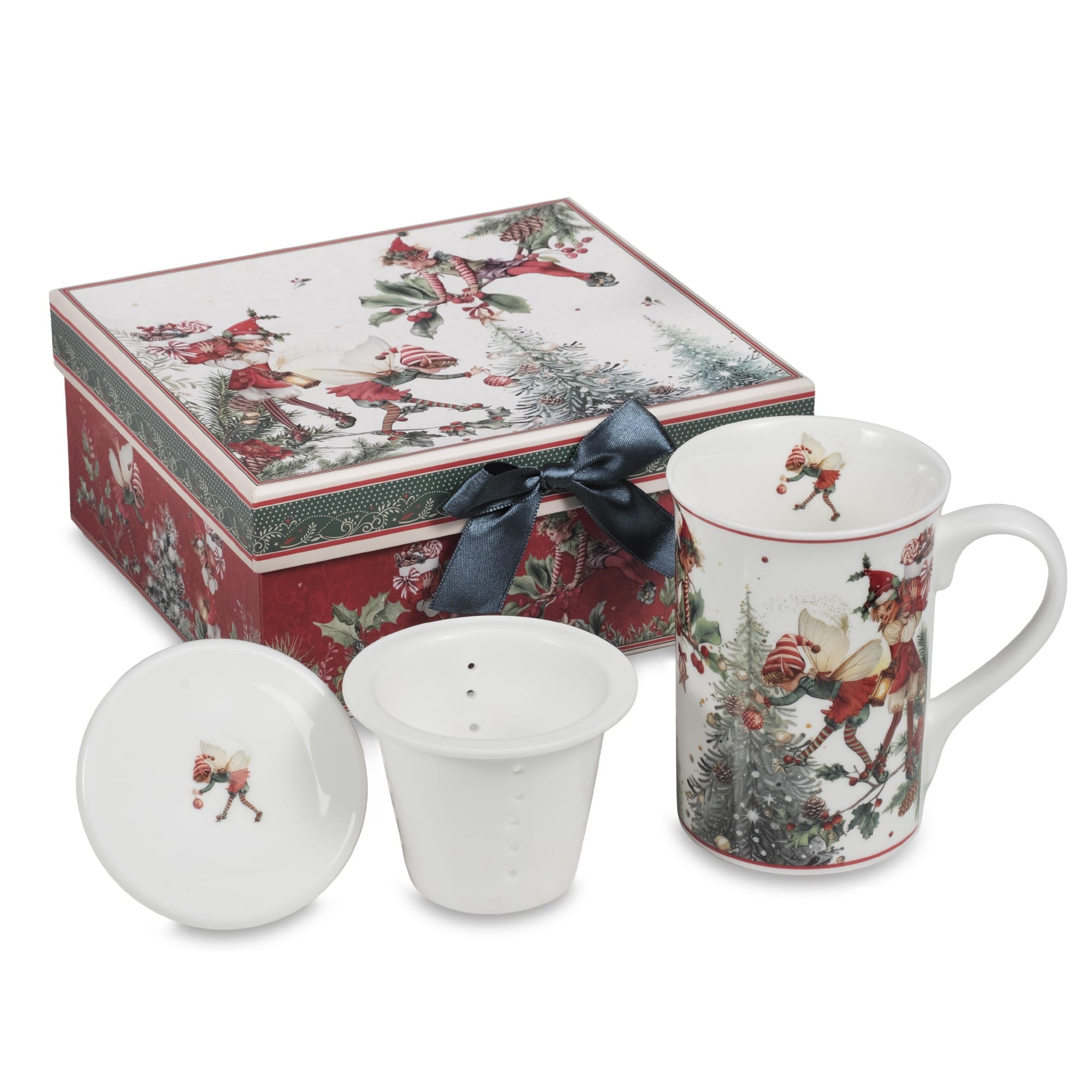 Tazza natalizia con infusore