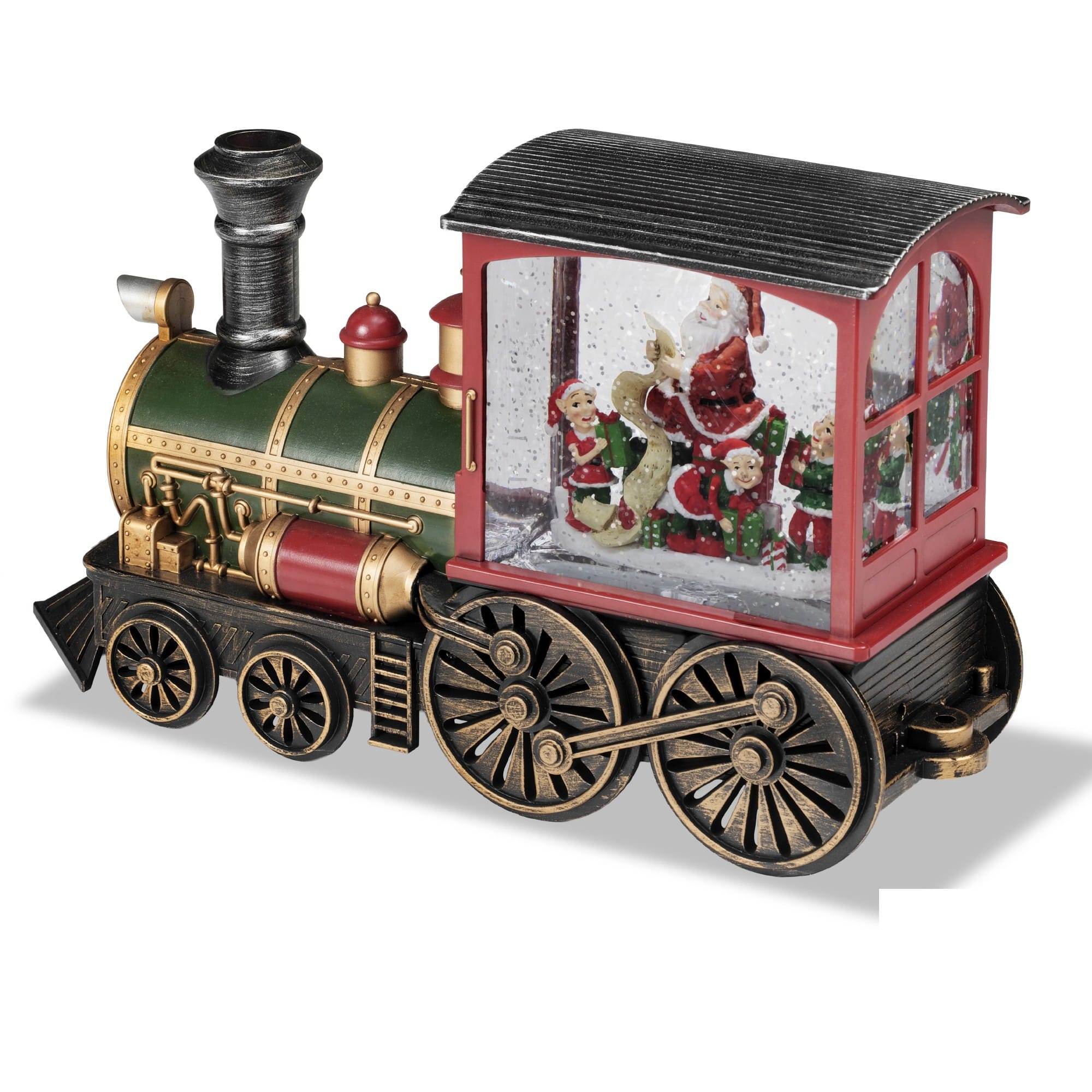 Treno natalizio carillon led