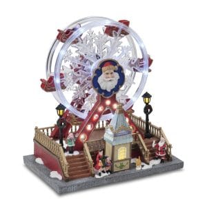 Carillon ruota panoramica fiocco di neve