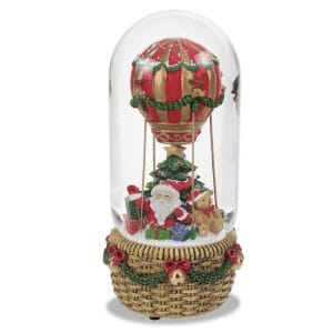 Carillon mongolfiera e babbo natale
