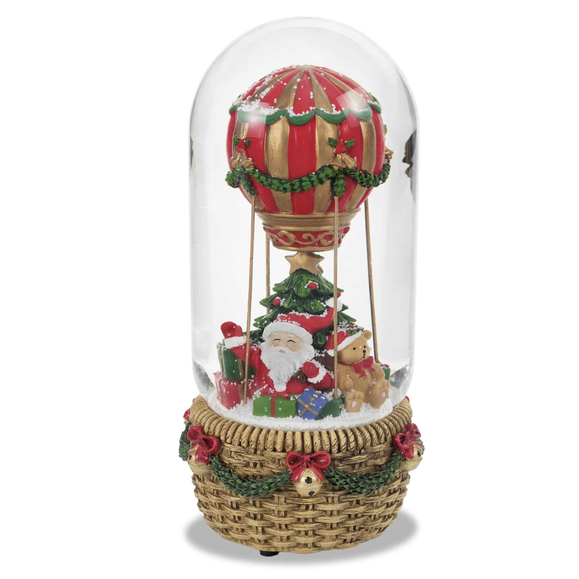 Carillon mongolfiera e babbo natale