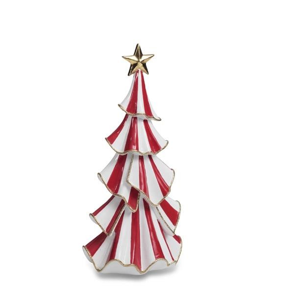 Albero natale a righe
